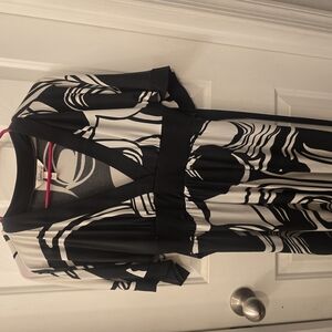 Speechless Black and White Mini Dress